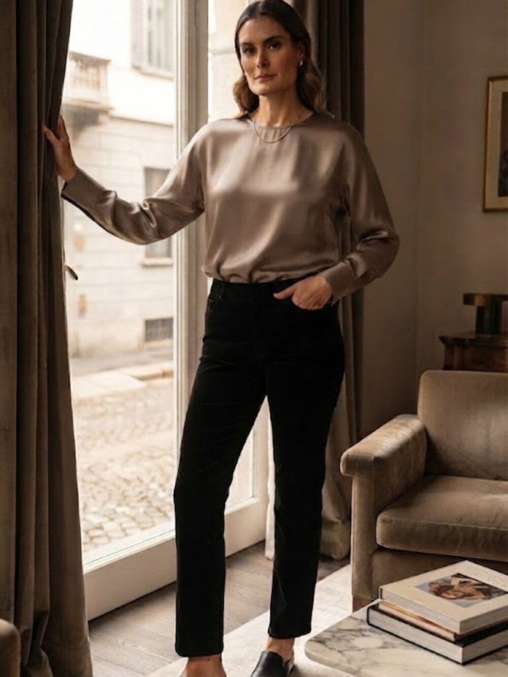 Escada Sport velvet trousers